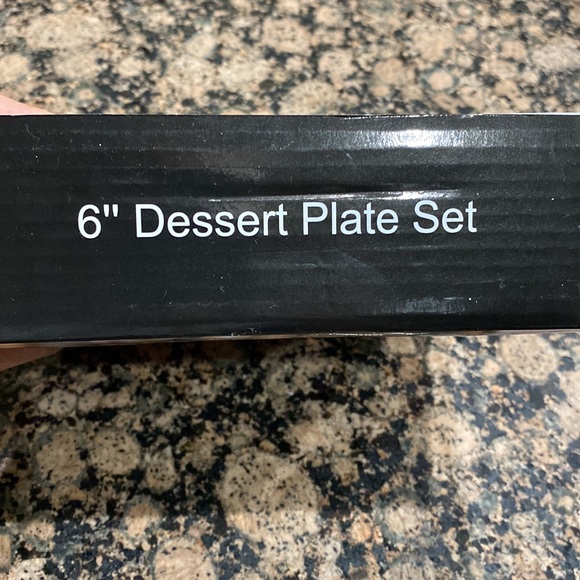 Snowflake Design Appetizer Plates - Picture 2 of 2